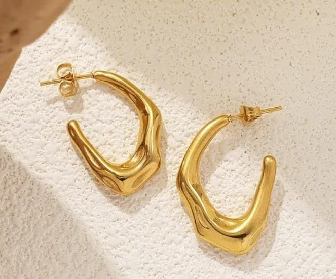 Elegant earrings showcase